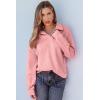 imageSHEWIN Fall Women Sweatshit Spring Lightweight Pullover ShirtsPink