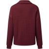 imageSHEWIN Fall Women Sweatshit Spring Lightweight Pullover ShirtsRed