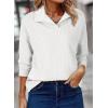 imageSHEWIN Fall Women Sweatshit Spring Lightweight Pullover ShirtsWhite