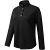 imageSHEWIN Fall Womens Oversized Sweatshirt Button Up Comfy Pullover SweatshirtBlack