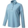 imageSHEWIN Fall Womens Oversized Sweatshirt Button Up Comfy Pullover SweatshirtBlue
