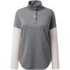 imageSHEWIN Fall Womens Oversized Sweatshirt Button Up Comfy Pullover SweatshirtDark Grey