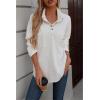imageSHEWIN Fall Womens Oversized Sweatshirt Button Up Comfy Pullover SweatshirtGrey
