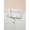 imageSHEWIN Fall Womens Oversized Sweatshirt Button Up Comfy Pullover SweatshirtGrey
