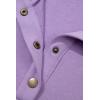 imageSHEWIN Fall Womens Oversized Sweatshirt Button Up Comfy Pullover SweatshirtPurple