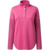 imageSHEWIN Fall Womens Oversized Sweatshirt Button Up Comfy Pullover SweatshirtRose Red