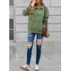 imageSHEWIN Womens Sweatshirt Casual Long Sleeve Half Zip Pullover Lightweight Sweatshirts Tops Fall Fashion Outfits 2025Green