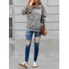 imageSHEWIN Womens Sweatshirt Casual Long Sleeve Half Zip Pullover Lightweight Sweatshirts Tops Fall Fashion Outfits 2025Grey