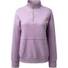 imageSHEWIN Womens Sweatshirt Casual Long Sleeve Half Zip Pullover Lightweight Sweatshirts Tops Fall Fashion Outfits 2025Purple