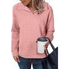 imageSHEWIN Fall Women Sweatshit Spring Lightweight Pullover ShirtsPink