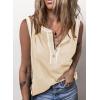 imageSHEWIN Tank Tops for Women 2025 Causal Sleeveless V Neck T Shirts Womens Summer TopsA1apricot
