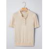 image:imageSHEWIN Women Short Sleeve Sweater Ruffle Dressy Business Casual Tops 2026Beige