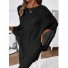 image:imageSHEWIN Womens Sheer Knit Poncho Crochet Summer Tops See Through Mesh Spring Sweaters Beach Cover Ups for Women 2026Black