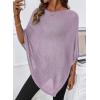 image:imageSHEWIN Womens Sheer Knit Poncho Crochet Summer Tops See Through Mesh Spring Sweaters Beach Cover Ups for Women 2026Orchid Petal