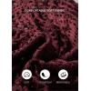 image:imageSHEWIN Womens Summer Tops Hollow Out Beach Crochet Cover Ups V Neck 34 Sleeve Pullover Sweater ShirtsBurgundy