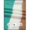 image:imageSHEWIN Womens Tops V Neck Short Sleeve Sweater Striped Color Block Pullover Cap Sleeve ShirtsPink Stripe