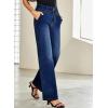 image:imageSHEWIN Womens Jeans High Waisted Wide Leg Jeans Woman Trendy 2025 Stretchy Straight Leg Ankle Denim Pants with Pockets
