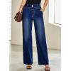 image:imageSHEWIN Womens Jeans High Waisted Wide Leg Jeans Woman Trendy 2025 Stretchy Straight Leg Ankle Denim Pants with Pockets