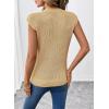 image:imageSHEWIN Womens Western Sweater Vest Crewneck Sleeveless Tops Cowgirl Casual Embroidered Tank Top 2026Beige