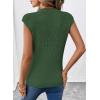 image:imageSHEWIN Womens Western Sweater Vest Crewneck Sleeveless Tops Cowgirl Casual Embroidered Tank Top 2026Green