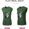 image:imageSHEWIN Womens Western Sweater Vest Crewneck Sleeveless Tops Cowgirl Casual Embroidered Tank Top 2026Green