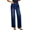 image:imageSHEWIN Womens Jeans High Waisted Wide Leg Jeans Woman Trendy 2025 Stretchy Straight Leg Ankle Denim Pants with Pockets