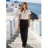 image:imageSHEWIN Pants for Women Casual Womens Work Pants Lightweight Womens Slacks Business Casual Outfits for WomenBlack