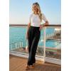 image:imageSHEWIN Pants for Women Casual Womens Work Pants Lightweight Womens Slacks Business Casual Outfits for WomenBlack