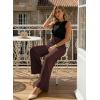 image:imageSHEWIN Pants for Women Casual Womens Work Pants Lightweight Womens Slacks Business Casual Outfits for WomenBrown