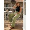 image:imageSHEWIN Pants for Women Casual Womens Work Pants Lightweight Womens Slacks Business Casual Outfits for WomenGreen
