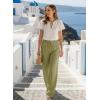 image:imageSHEWIN Pants for Women Casual Womens Work Pants Lightweight Womens Slacks Business Casual Outfits for WomenGreen