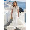 image:imageSHEWIN Pants for Women Casual Womens Work Pants Lightweight Womens Slacks Business Casual Outfits for WomenWhite