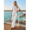 image:imageSHEWIN Pants for Women Casual Womens Work Pants Lightweight Womens Slacks Business Casual Outfits for WomenWhite