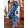 image:imageSHEWIN Straight Leg Jeans High Waisted Stretchy Trendy Wide Leg Flare Denim Pants
