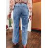 image:imageSHEWIN Straight Leg Jeans High Waisted Stretchy Trendy Wide Leg Flare Denim Pants