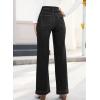 image:imageSHEWIN Women Straight Leg Jeans Stretchy Fabric Denim Pants Inseam 29 InchBlack