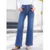 image:imageSHEWIN Women Straight Leg Jeans Stretchy Fabric Denim Pants Inseam 29 InchBlue