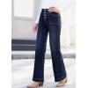 image:imageSHEWIN Women Straight Leg Jeans Stretchy Fabric Denim Pants Inseam 29 InchBluing