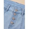 image:imageSHEWIN Women Straight Leg Jeans Stretchy Fabric Denim Pants Inseam 29 InchLight Blue