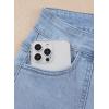 image:imageSHEWIN Women Straight Leg Jeans Stretchy Fabric Denim Pants Inseam 29 InchLight Blue