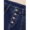 image:imageSHEWIN Women Straight Leg Jeans Stretchy Fabric Denim Pants Inseam 29 InchSea Blue