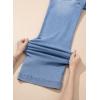 image:imageSHEWIN Women Straight Leg Jeans Stretchy Fabric Denim Pants Inseam 29 InchSky Blue