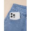 image:imageSHEWIN Women Straight Leg Jeans Stretchy Fabric Denim Pants Inseam 29 InchSky Blue