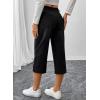 image:imageSHEWIN Women Stretch Wide Leg Jeans Ankle Capri Comfort Jean 2026Black