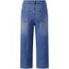 image:imageSHEWIN Women Stretch Wide Leg Jeans Ankle Capri Comfort Jean 2026Light Blue