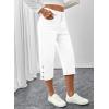 image:imageSHEWIN Women Stretch Wide Leg Jeans Ankle Capri Comfort Jean 2026White