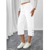 image:imageSHEWIN Women Stretch Wide Leg Jeans Ankle Capri Comfort Jean 2026White