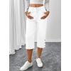 image:imageSHEWIN Women Stretch Wide Leg Jeans Ankle Capri Comfort Jean 2026White