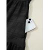 image:imageSHEWIN Women Summer Casual Mini Dress Lightweight Textured Boho Sundress with Pocket 2026Black