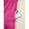 image:imageSHEWIN Women Summer Casual Mini Dress Lightweight Textured Boho Sundress with Pocket 2026Hot Pink
